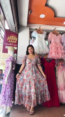 New arrival floral long one piece dress #sasafancycolletction #foryoupage #trending #goviral #foryou #unfreezemyacount #dmfororder❤️9808801628 #allovernepaldelivery🇳🇵 