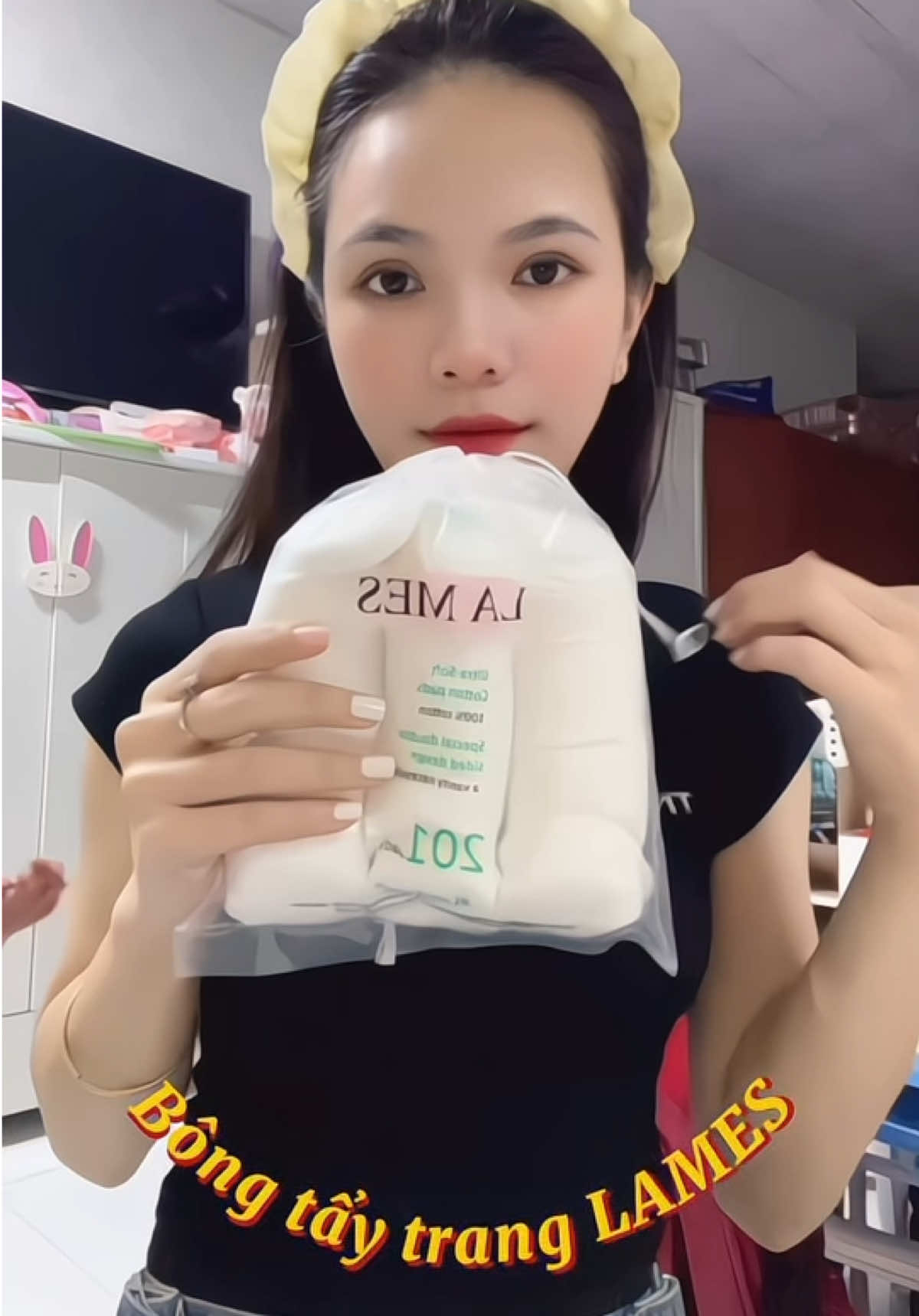 Bông tẩy trang nhà LAMES #thuanhreview #affiliate #xuhuongtiktok #bongtaytrang #bongtaytranglamer 