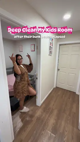 RIP to the bunk beds😩 #fyp  #cleanwithme  #deepclean  #declutter  #stayathomemom 