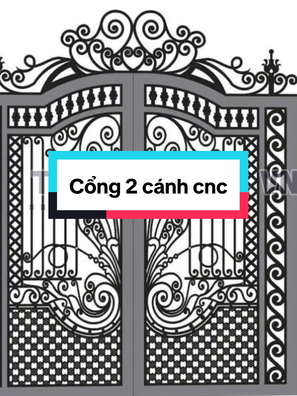 Mẫu cổng 2 cánh cnc #thuviencncvn #xuhuongtiktok #cong2canh #maucong2canh 