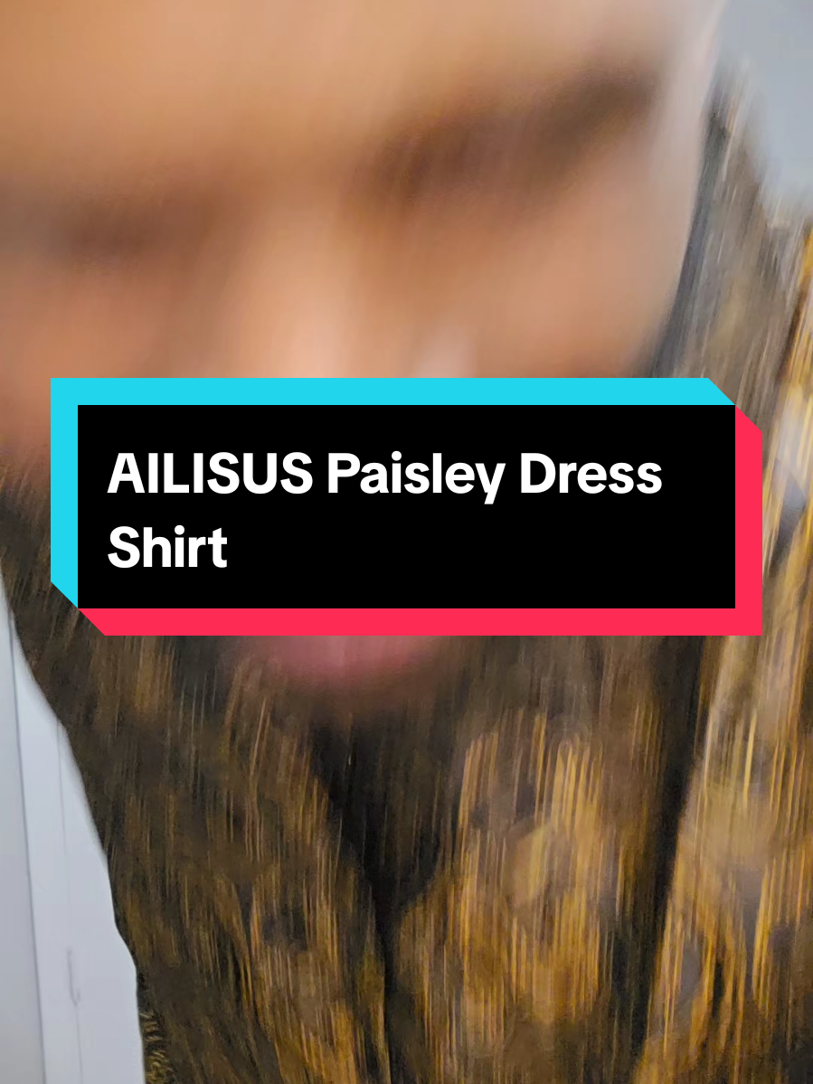 AILISUS Paisley Dress Shirt #dressshirt #AILISUS #paisleyshirt  #fashion #shirt 