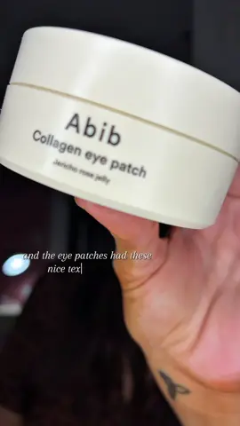I think I could wear these eye patches all day 😍 🌿#abibskincare #skincare #skintok #skincareroutine ##kbeautyskincare @Abib Cosmetics @Abib.US.Store 