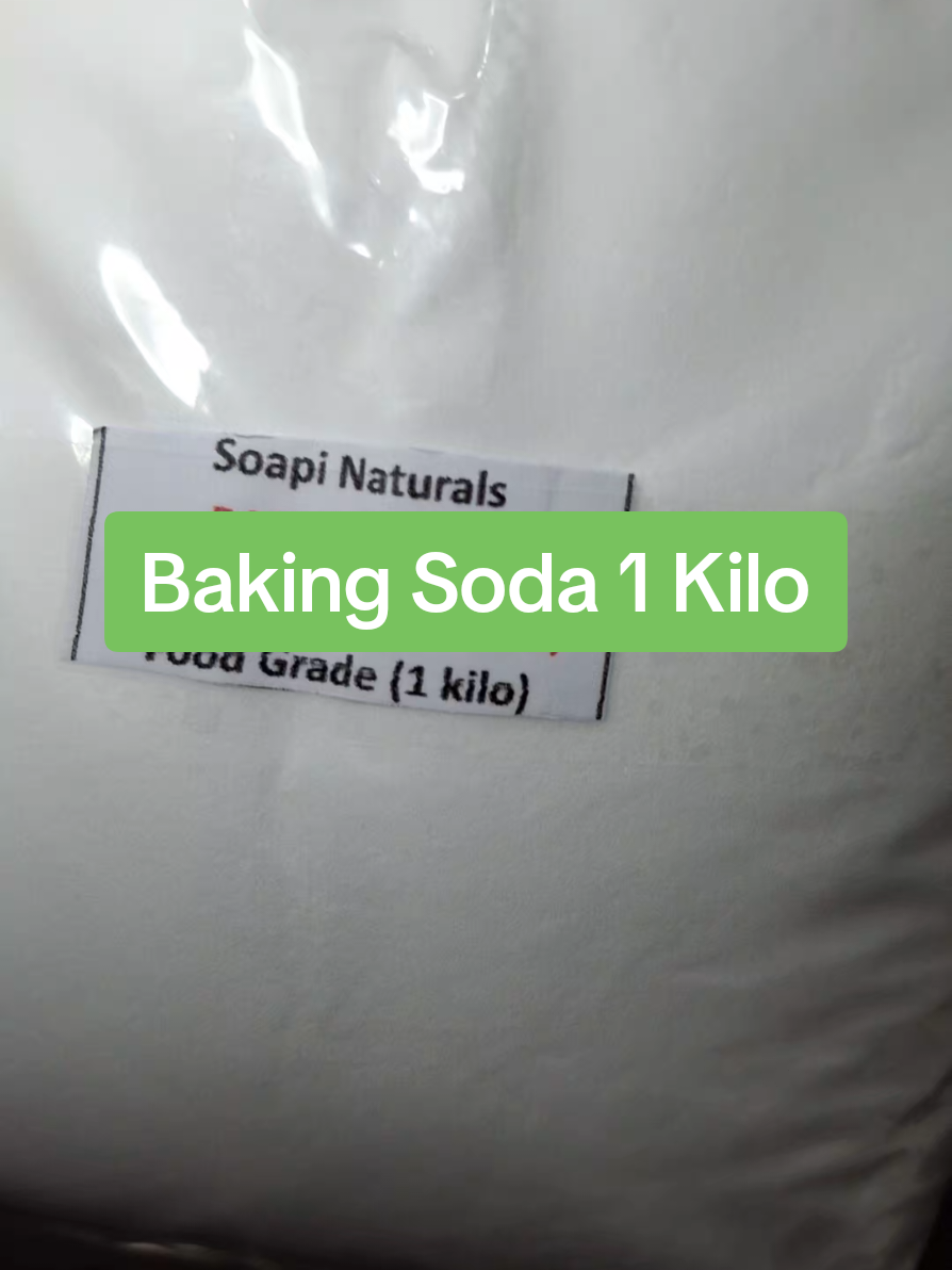 Baking soda 1 kilo food grade,must have in every household✨️✅️💯 #bakingsoda #deodorizer #teethwhitener #cleaningtips #sodiumbicarbonate 
