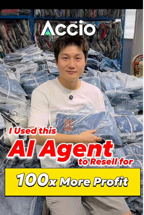I used this AI tool to boost my profits 100 times. Use my code JACKYAI 🎟️ to unlock Accio Agent — the new feature from the world’s first AI sourcing agent @Accio_official 🤖 It’s automated, intelligent, and handles all sourcing tasks in just one ask. From smart task automation to full end-to-end workflows, Accio saves hours and feels like a sourcing team in your pocket. Only 100 invites for 30 days! Check the link in my bio now before they’re gone ⏳ #Accio #AccioAgent #AccioSourcingInOneAsk #Alibaba #suppliers     