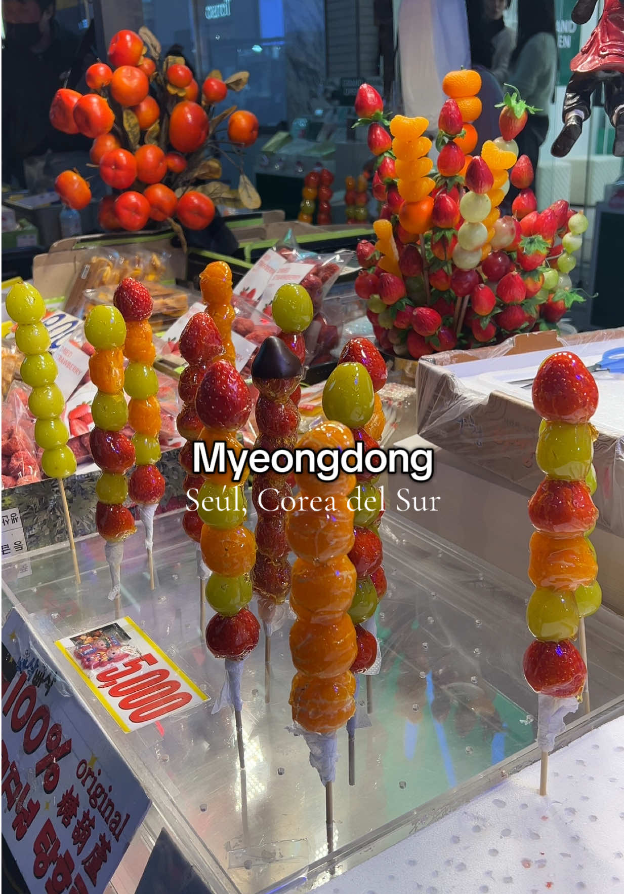 Mercado nocturno de myeongdong, Seúl #seoul #seoultravel #korea #kdrama #kpop 