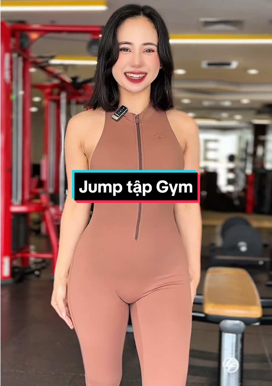 Lựa chọn tối giản cho nàng sporty 💃 #vothao #dotapgymnu #jump #gymjumpsuits