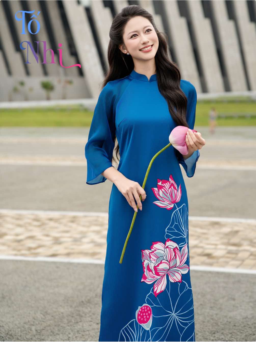 Áo dài Tố Nhi - BST chào ngày Quốc khánh 2/9 #aodai #quockhanh #80namquockhanh #econice 