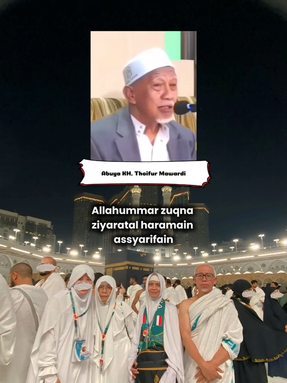 Ijazah saking Abah 🥺🤍 Sugeng tindak Abah KH. Thoifur Mawardi, sugeng pepanggihan hakiki dengan kekasih Al Musthafa Shallallaahu 'Alaihi wa Sallam yang telah sering hadir dalam mimpi Panjenengan, sugeng berkumpul dengan para Auliya', Shiddiqin, Syuhada', Shalihin wa bil khusus Abuya Sayyid Muhammad Al Maliky yang sangat menyayangi Panjenengan. Panjenengan bahagia Abah, kami yang amat kehilangan dan berduka. Wafatnya 'ulama adalah tercabutnya satu tonggak ilmu, tertutupnya satu pintu fiqh, tercerainya seikat simpul ajaran, dan terputusnya rantai teladan. la duka semesta. إِنَّا لِلَّهِ وَ إِنَّا إِلَيْهِ رَاجِعُونَ اللَّهُمَّ اغْفِرْ لَهُ وَارْحَمْهُ وَعَافِهِ وَاعْفُ عَنْهُ، وَأَكْرِمْ نُزُولَهُ، وَوَسُعْ مَدْخَلَهُ، وَاغْسِلْهُ بِالْمَاءِ وَالثَّلْجِ وَالْبَرَدِ، وَنَقْهِ مِنَ الْخَطَايَا كَمَا يُنَقَّى الثَّوْبُ الأَبْيَضُ مِنَ الدَّنَسِ، وَأَبْدِلْهُ دَارًا خَيْرًا مِنْ دَارِهِ، وَأَهْلاً خَيْرًا مِنْ أَهْلِهِ، وَزَوْجًا خَيْرًا مِنْ زَوْجِهِ، وَأَدْخِلْهُ الْجَنَّةَ، وَأَعِذْهُ مِنْ عَذَابِ الْقَبْرِ وَعَذَابِ النَّارِ اللَّهُمَّ لَا تَحْرِمْنَا أَجْرَهُ وَلَا تَفْتِنَا بَعْدَهُ وَاغْفِرْلَنَا وَلَهُ وَاجْعَلَ الْجَنَّةَ مَأْوَاهُ آمِين يَا رَبِّ العَالَمِينَ #ijazahamalan #haji #khthoifurmawardi  #bismillahfyp #haramain 