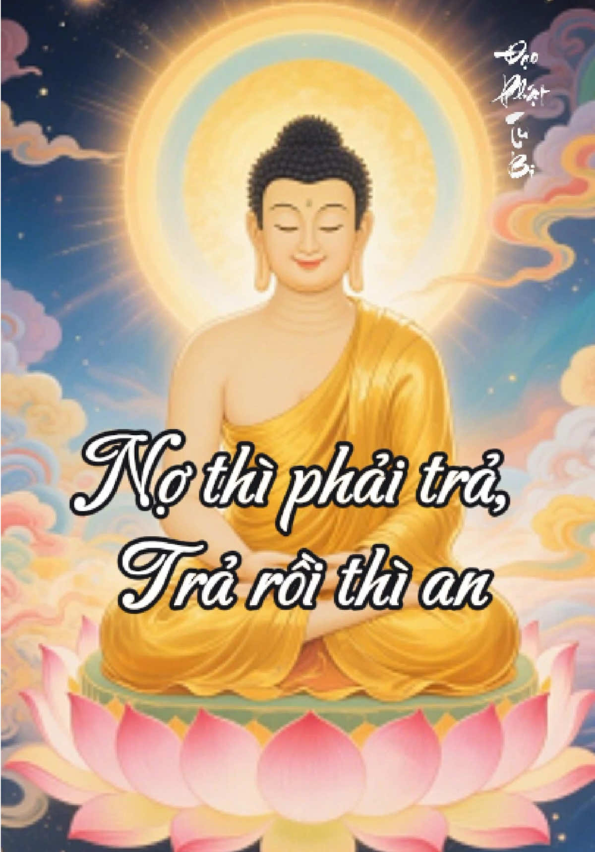 Nợ thì phải trả, trả rồi thì an. #PhatPhap #TuBi #Thien #ChanNiem #GiacNgo