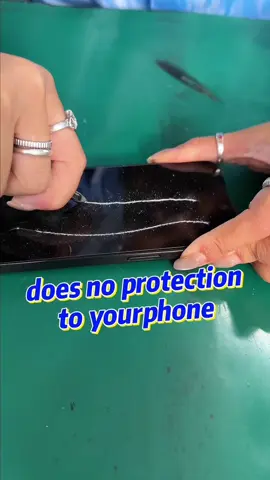 Knife tip can’t scratch it! 2nd Gen MAGIC JOHN scratch test🔥 #ScratchResistant #ScreenProtectorReview #tiktokmademebuyit #unitedstates #duo 