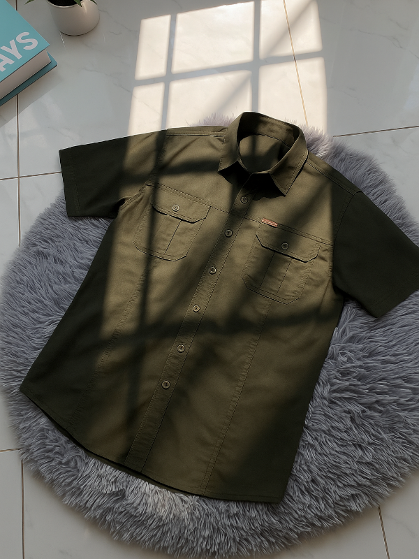 kemeja outdoor pria lengan pendek #ootdsimple #kemejastyle #kemejaoutdoor #ootdfashion 