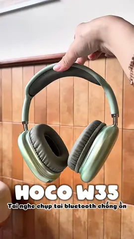 Tai nghe chụp tai bluetooth không dây hoco w35 chống ồn #hinriviu95 #review #phukienmaytinh #tainghe #tainghebluetooth #tainghekhongday #headphones 