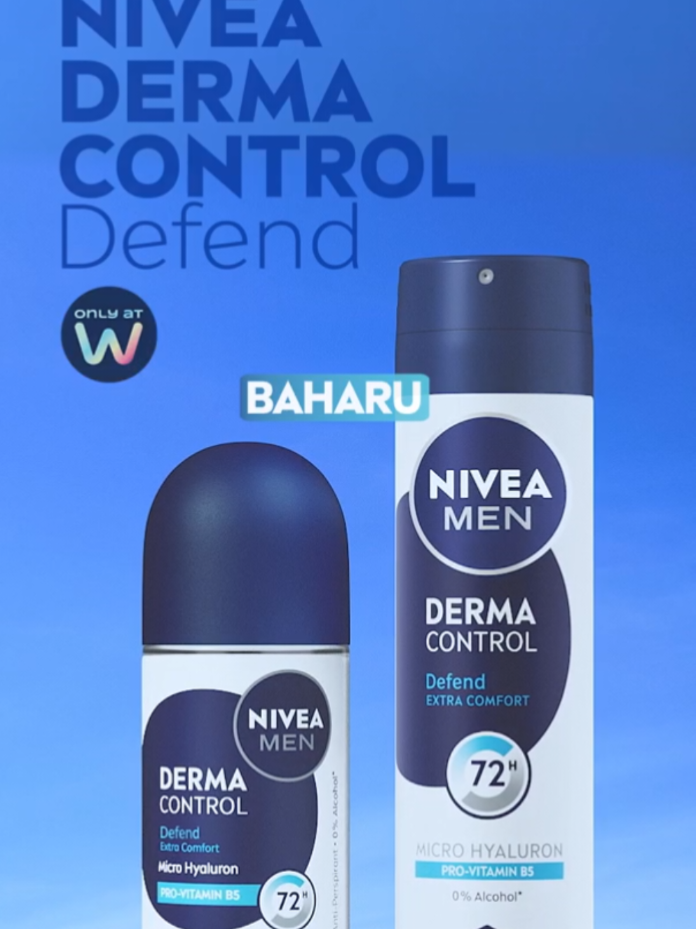 Tahukah anda? Seperti muka, bawah lengan juga perlukan penjagaan kulit. NIVEA MEN Derma Control Defend baharu — memperkukuh pertahanan kulit dengan Mikro Hyaluron dan Vitamin B5, untuk keselesaan maxima dan kulit sihat terjaga. Ini bukan deodoran biasa — ia adalah penjagaan kulit untuk bawah lengan anda. Cubalah NIVEA MEN Derma Control Defend hari ini. #myNIVEAMEN #NIVEADermaControl #SkincareDeodorant #HyaluronDeodorant #N3 