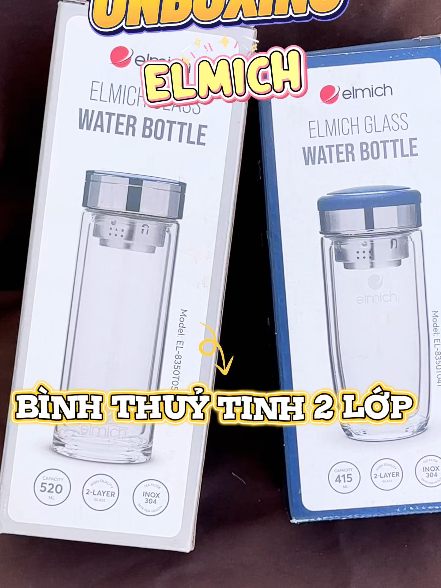 Unboxing bình thủy tinh 2 lớp #joymall #joymallelmich #joymallelmichchinhhang #elmich #hangchinhhang #mienphivanchuyen #chotdontiktok #muataitiktok #tiktokmademebuyit #tiktokshopvn #tiktokhome #tiktoktech #lythuytinh #binhthuytinh