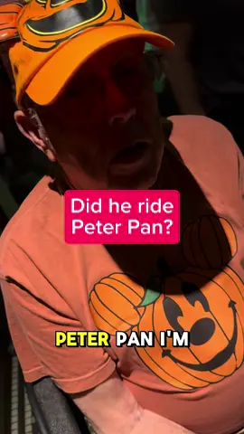 Did he ride Peter Pan? 