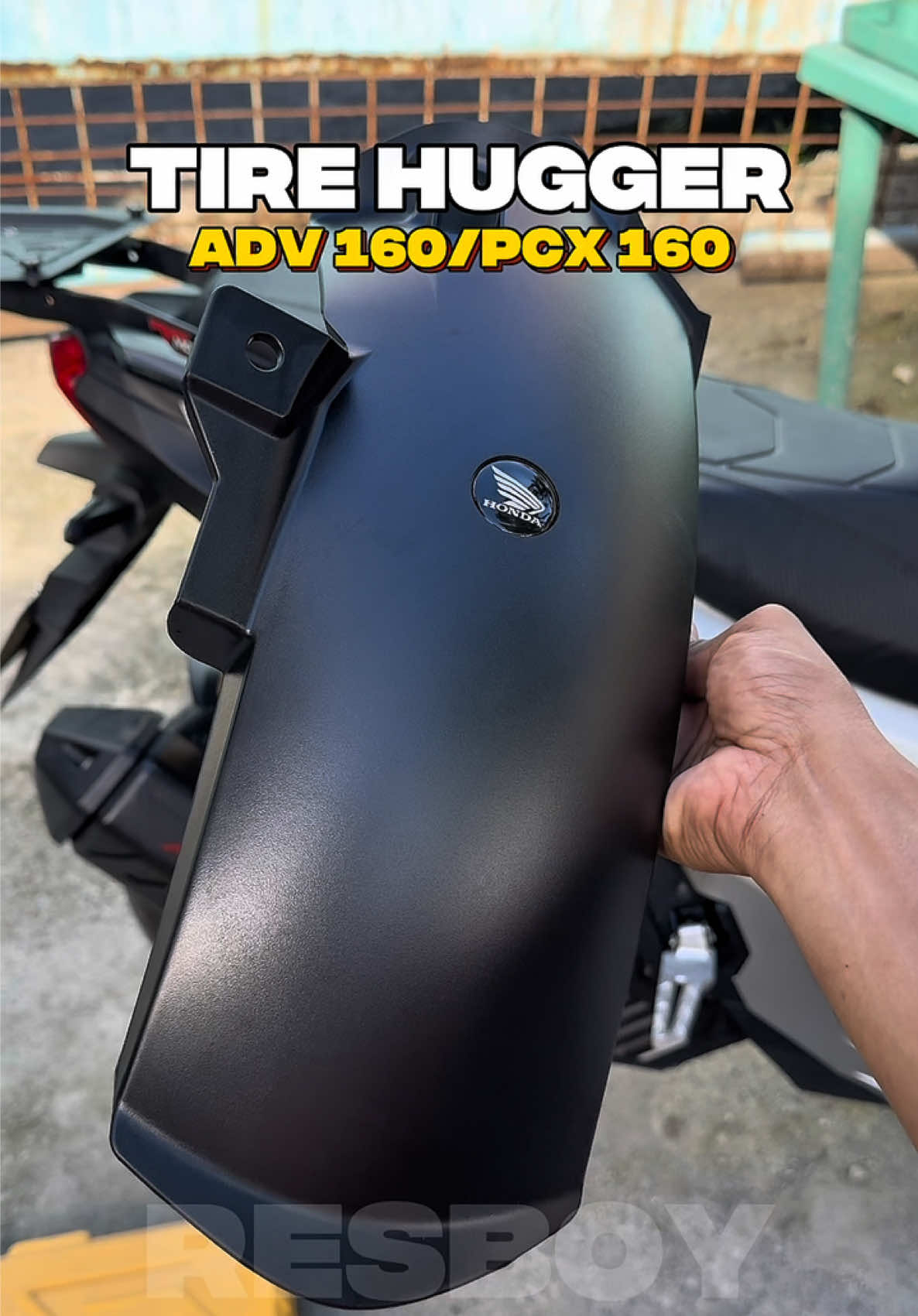 Tire hugger kay adv natin  #tirehugger #tirehuggerforadv160 