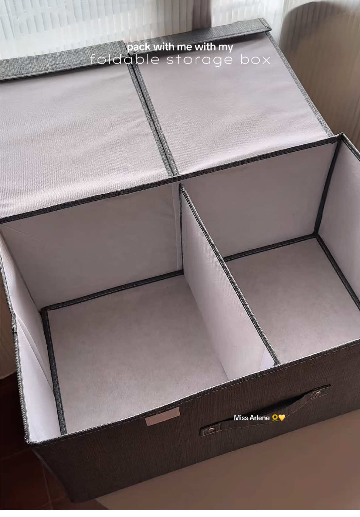 Organize your things with this foldable storage box #foldablestoragebox #storagebox #boxorganizer #storageorganizer #organizer 