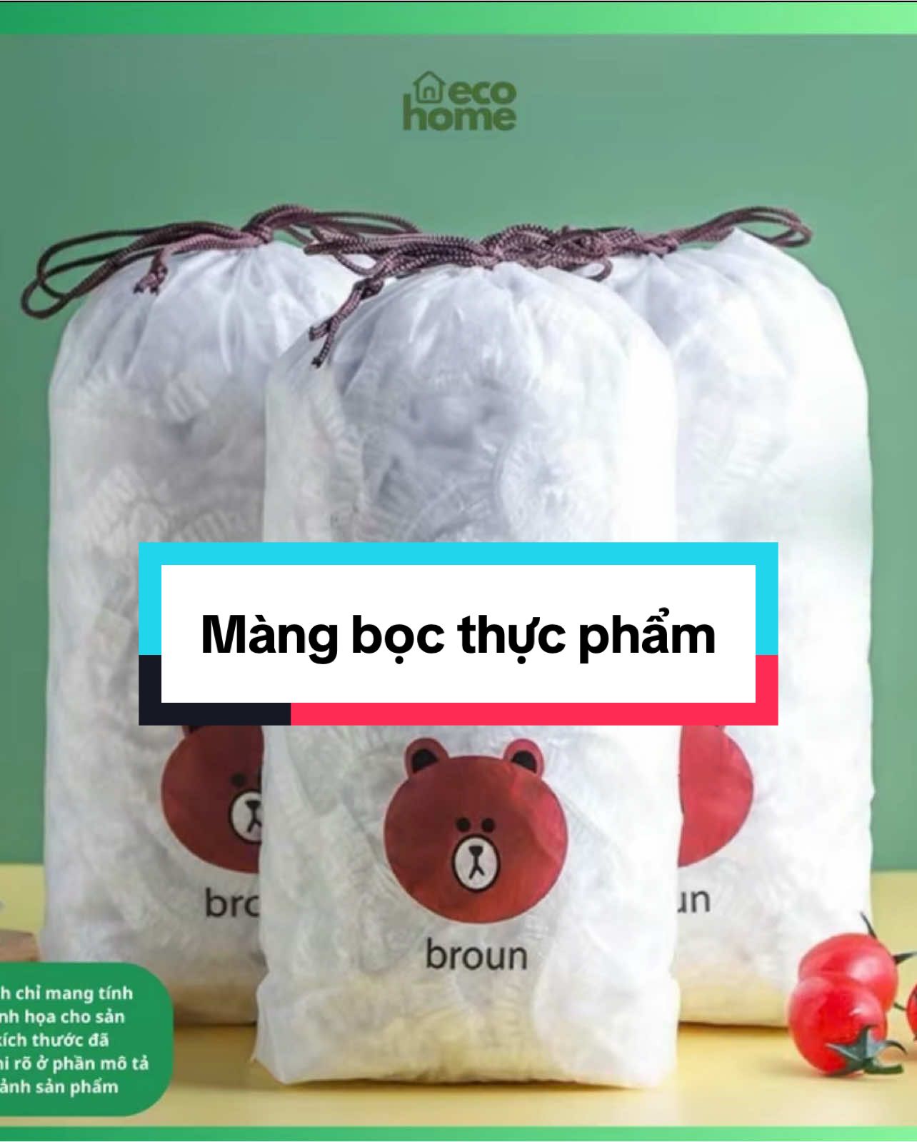 Màng bọc thực phẩm 100 cái/bịch chưa tới 5k #mangbocthucpham #mangbocthucphamgau #mangbocthucphamthongminh #xuhuong #fyp 