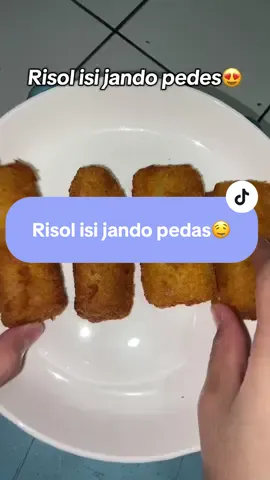 Asli enak bangettt🤤#risol #risoles #risoljando #jando #risolviral 