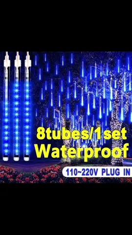 Plug-in Meteor Shower Rain Lights Available 50cm&30cm✨🎄#christmasdecor #plug #indoor #fyppppppppppppppppppppppppppppppppppppシ🦋 