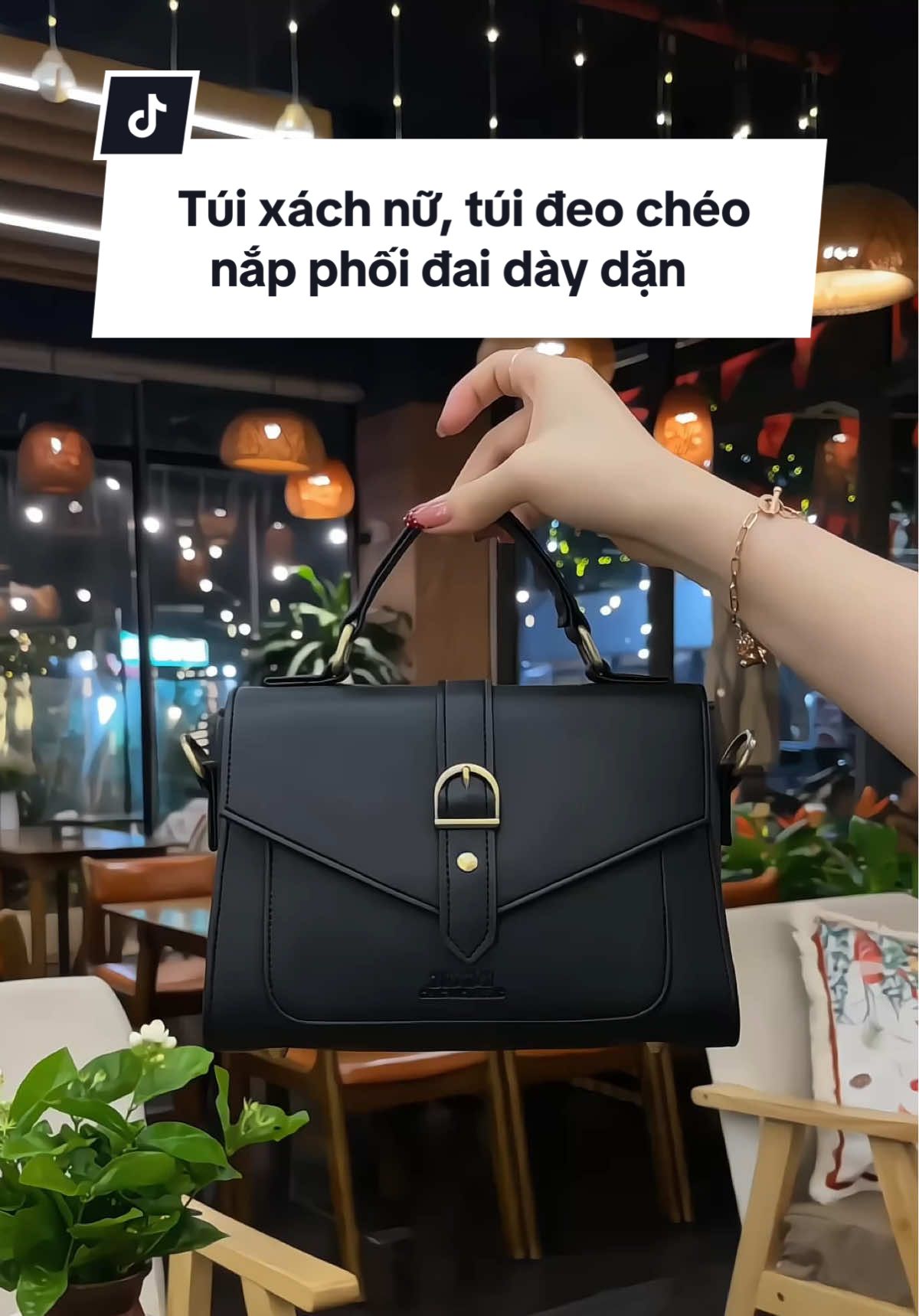 Túi xách nữ, túi đeo chéo nắp phối đai ngăn rộng, túi đc làm bằng da bò cao cấp dày dặn #jimestore #tuixachnu #reviewtuixach #tuideocheonu #jimmi 