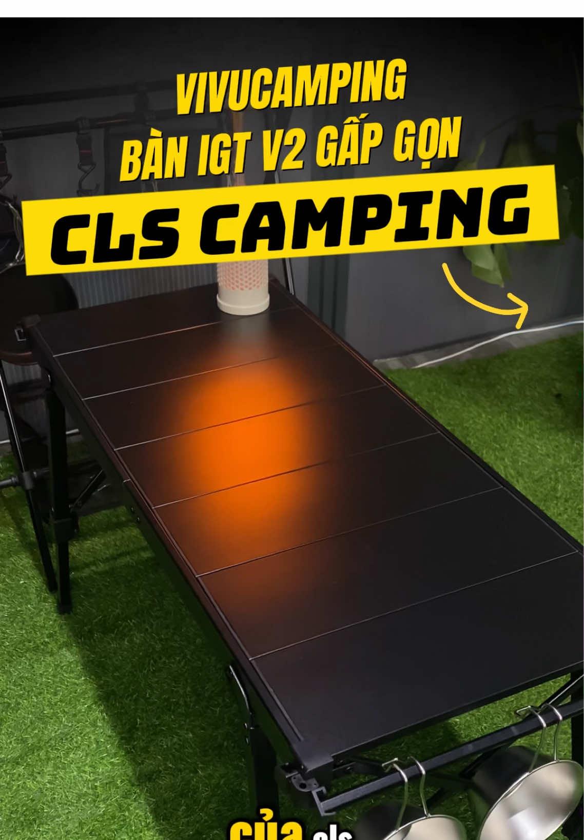 Bàn IGT V2 gấp gọn tiện lợi tiết kiệm không gian khi đi dã ngoại #bangapgon #bancampinggapgon #dodangoai #camping #vivucamping 