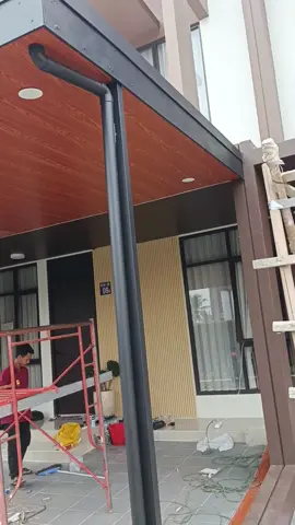 part 3 telah selesai kanopi baja ringan+plafon PVC 