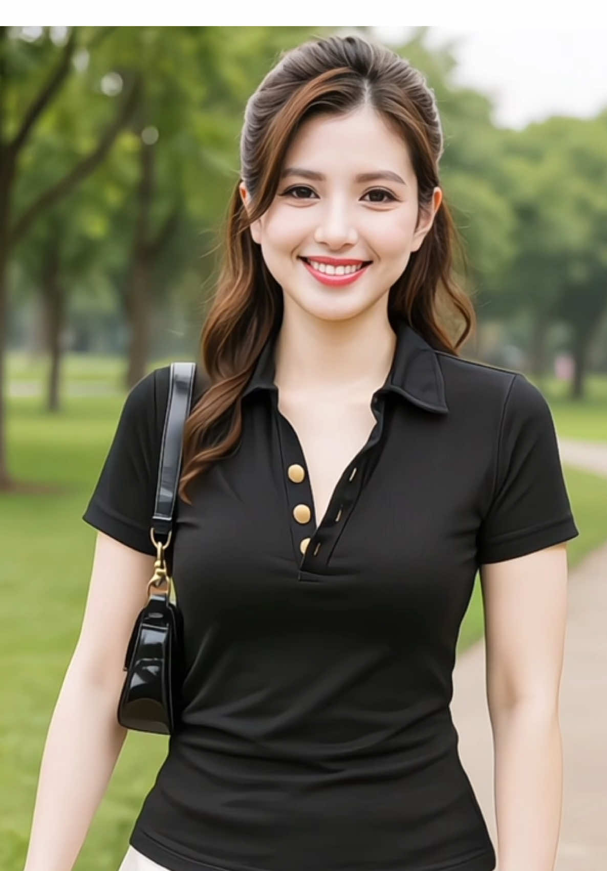 🌟 Áo Polo Cổ Trụ Mix Cúc – Xinh Chuẩn Trend, Giá Học Sinh #AopoloNu #AoCoTru #AonuHottrend #AoCottonDep #ThoitrangNu