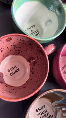 Nearly time until you can order yours!!  This Friday at 11am BST 🙌🏻 #swearymug #pottery #ceramics #sweary #swear 