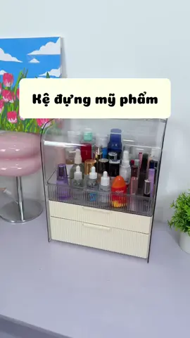 Kệ đựng mỹ phẩm có nắp nè #uforu #uforumall #kedungmypham #kededo #xuhuong 