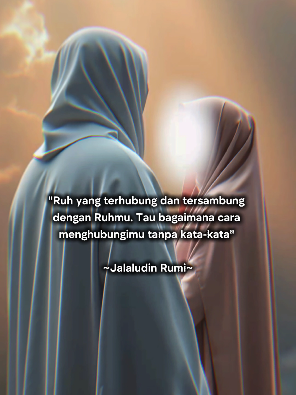 Tidak ada di dunia dua insan yang saling merindukan atau saling mencintai melainkan sudah ada kecocokan diantara keduanya sejak di alam ruh (True Twinflame's the dimension of Ruh, not Ego). Allah memberikan rasa dihatimu hanya untuk seseorang yang DIA kehendaki, dan hanya kepada-Nya lah semua rasa dikembalikan.  Cinta sejati itu ketika membuatmu utuh pada dirimu sendiri dan hanya ingin selalu kembali pada Sang Sejati 🕊️🕊️ #loveenergy #cintatanpasyarat #spirituality #truetwinflame #CapCut 