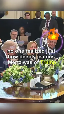 No one realized just how deeply jealous Mertz was of Trump #fyp #celebrity #trump #giorgiameloni #friedrichmerz 