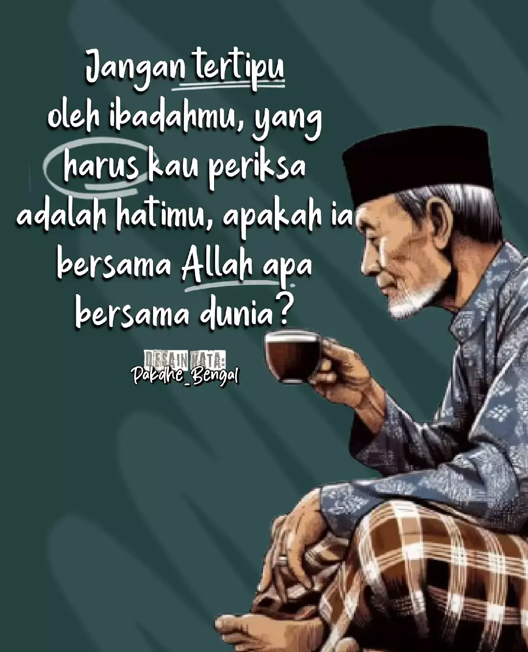 Yang harus kau periksa adalah hatimu.... 😁 #quotes #story #motivasi .