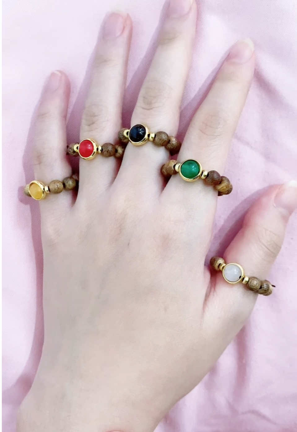 Kim. Mộc. Thủy, Hoả, Thổ  Nhớ Chọn Màu mình thích, máu hợp với mệnh của mình nhé #nhantramhuong #tramhuongyenloc #phongthuytamlinh #tamlinhhuyenbi #muataitiktok 