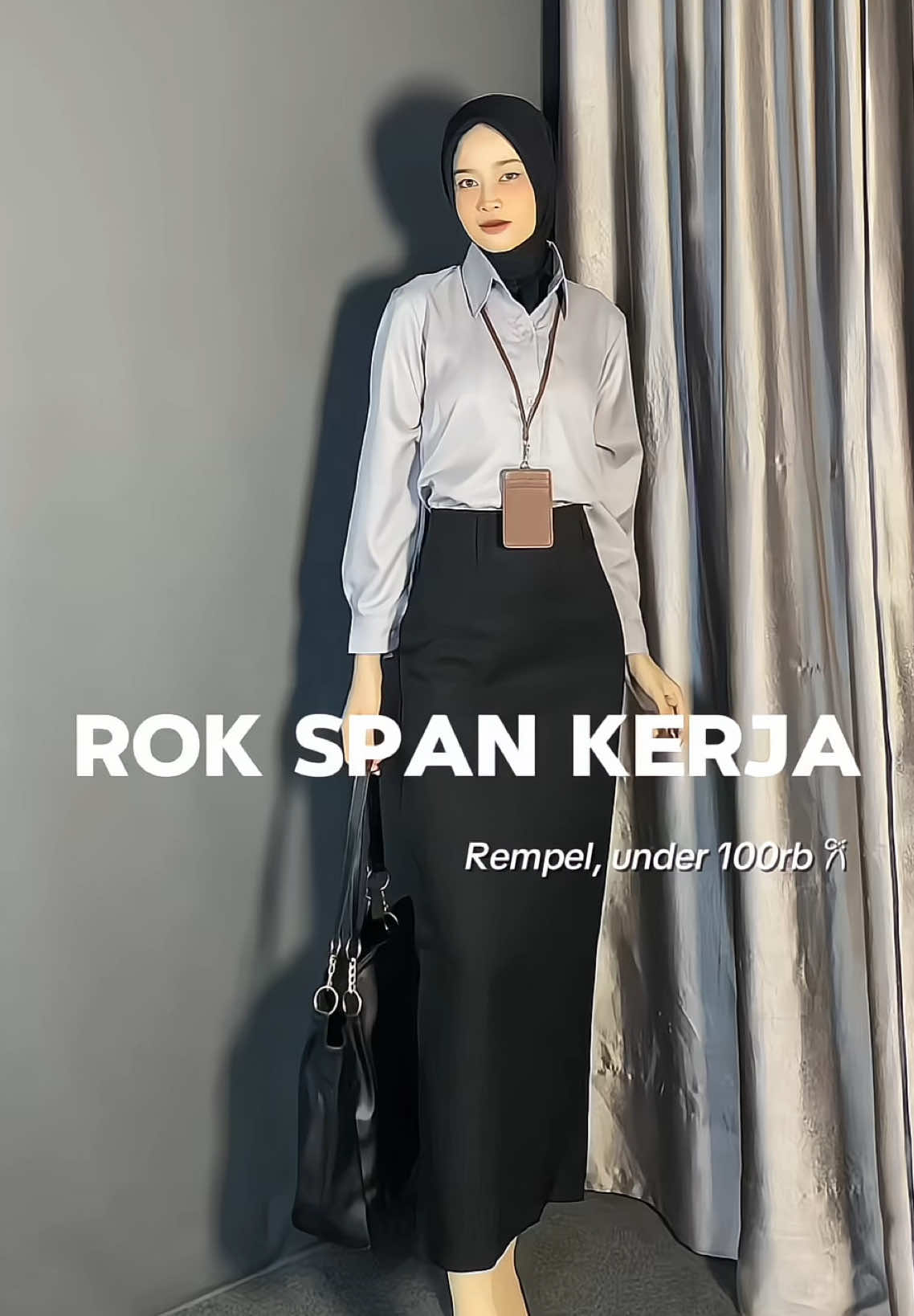 rok span kerja, belakangnya pake rempel ya🫶🏻✨ #rok #rokspan #rokkerja #rokwanita 