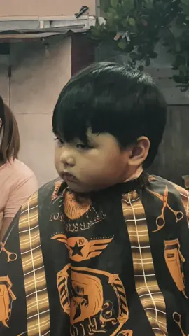 Sungit naman 😁#babyhaircut 