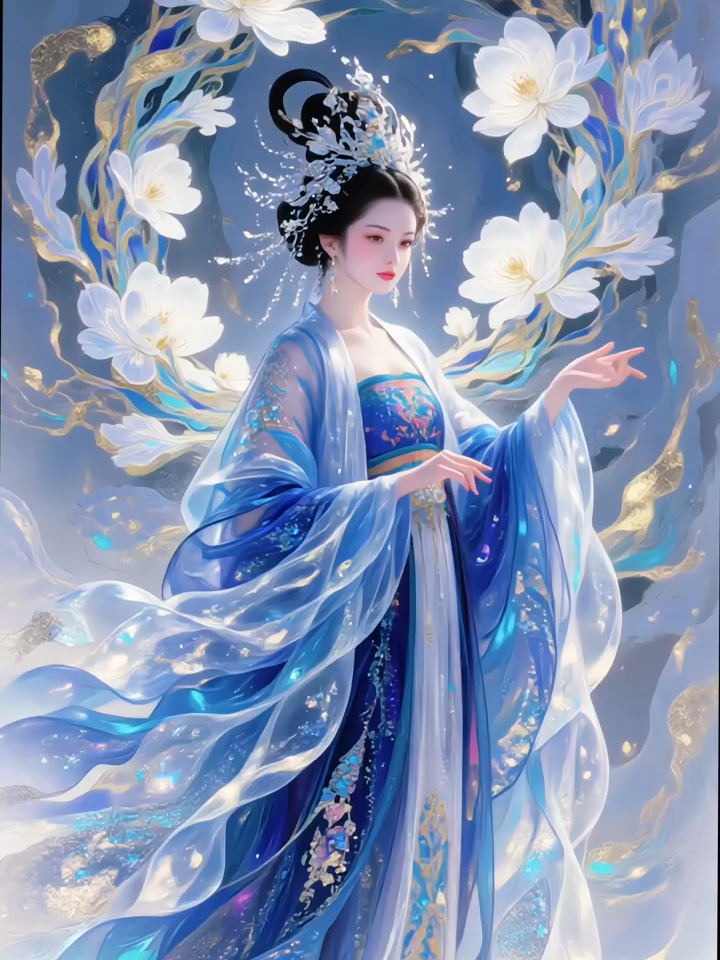 Mỹ nhân cổ trang. #cotrang #cophong #goccotrang #aigenerated #hanfu