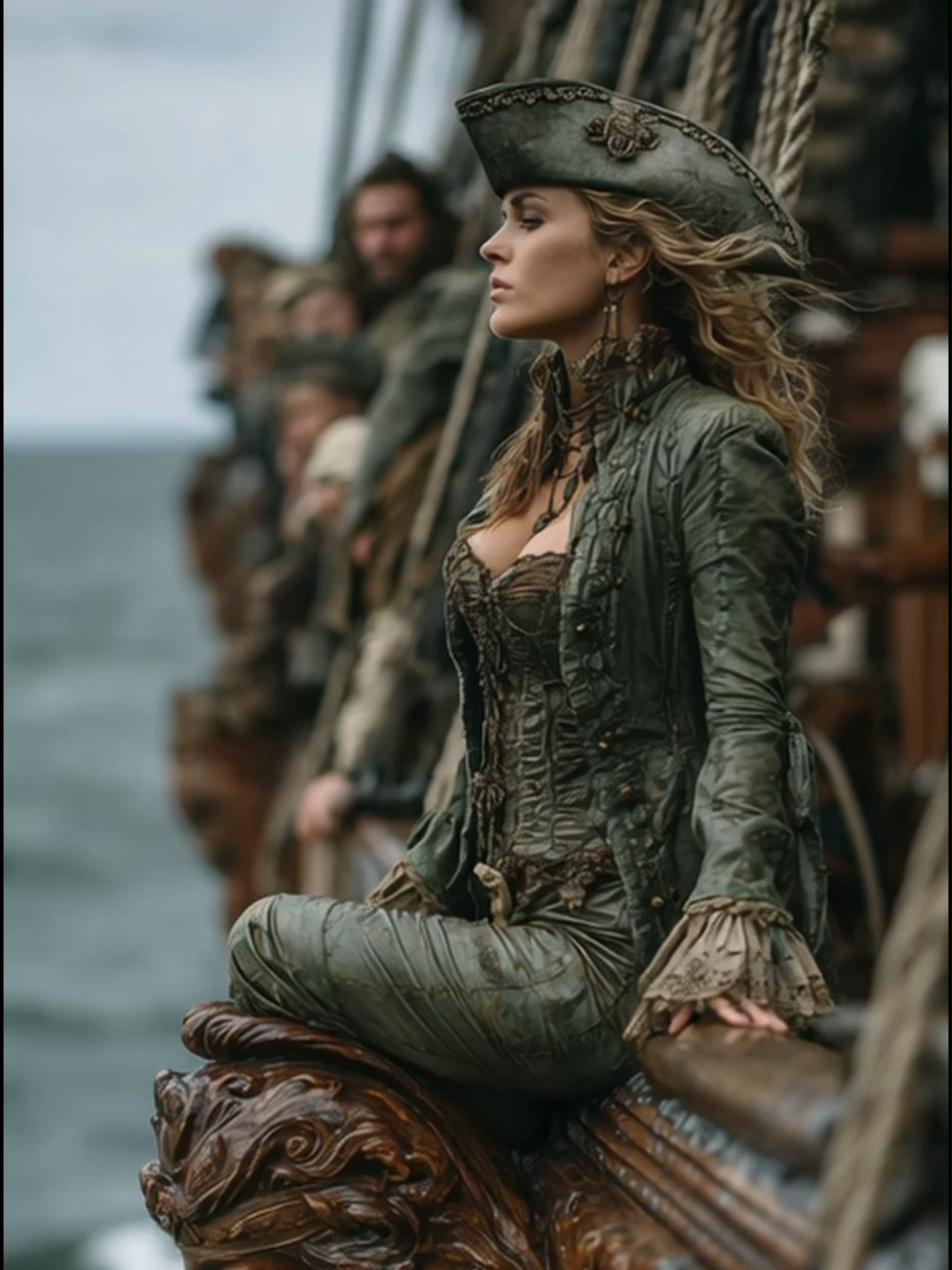 some prisoners on board, the ship is rumbling, the crew is a little different today #piratesofthecaribbean #cosplays #creatorsearchinsights2025 #blackpearl #pirateslife