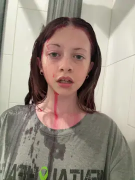 Been waiting years to do this trend, my hair is finally red❤️ #fyp #viral #theredmeansiloveyou #trending #oldtrend this was a mess pls don’t flop