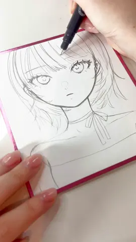 色紙に描いてみた　#アナログイラスト #イラストレーター #イラストメイキング 