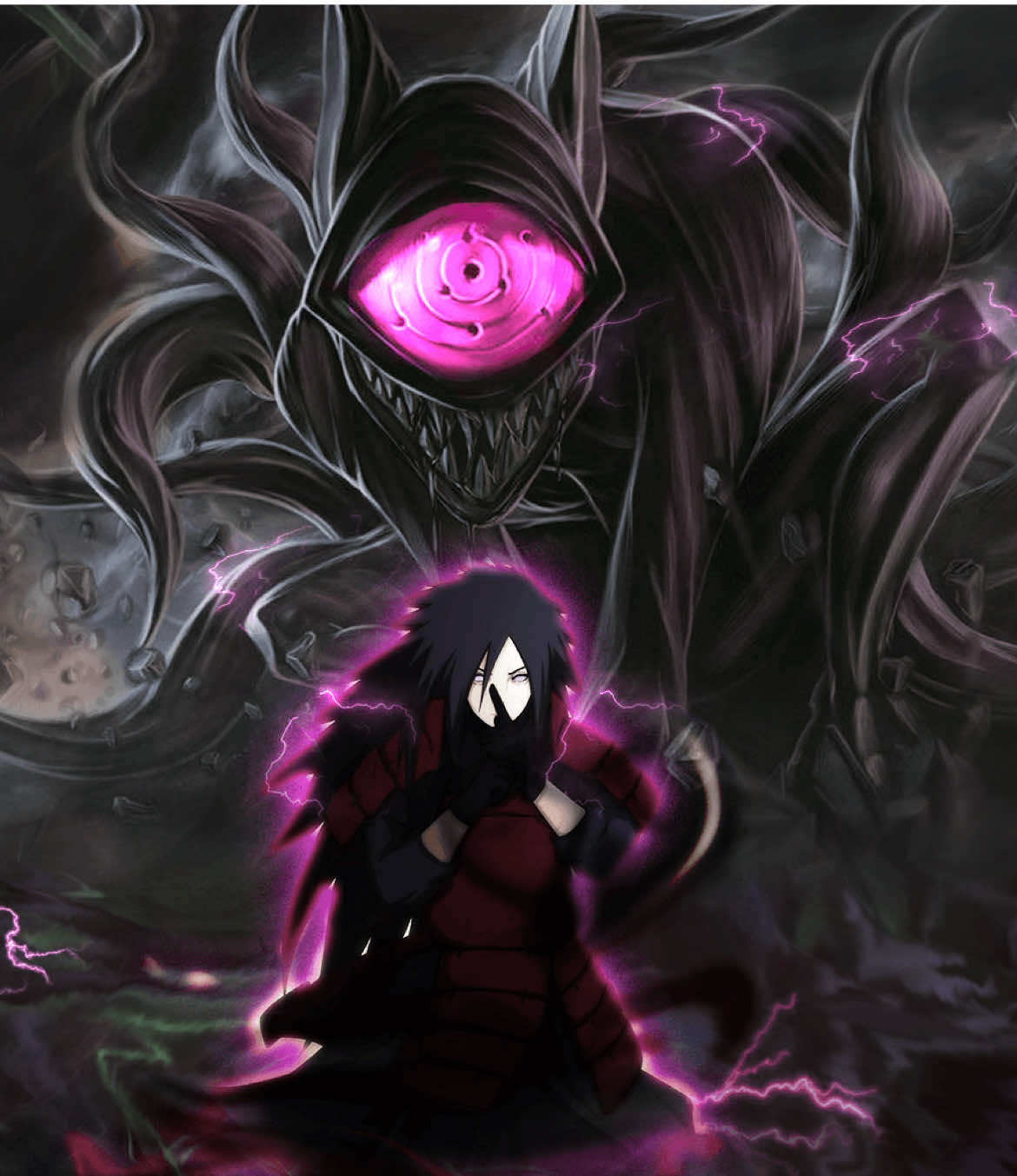 Hachibi kurama vs juubi 🥶 #hachibi#kurama#juubi#kuramavsjuubi#anime