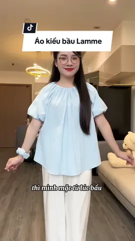 Gợi ý cho các mẹ 1 mã áo kiểu xinh cực xinh nhà L’amme. Đẹp từ chất vải cho tới thiết kế. #lamme #mepepssi #review #aobau #aokieubau 