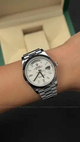 Day-Date 40mm Meteorite Dial - where time reaches the universe. ✨🌌 The unique meteor dial, formed for millions of years in space, brings different numbers, no one is the same. The powerful 40mm design, date calendar and symbol, and the sophisticated perfection of Rolex make this a masterpiece for those who truly understand the value of time.  #lucyluxury #luxury #watch #luxurywatches #Icluxury 