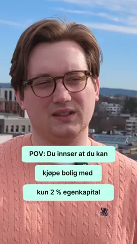 Ja, det er helt sant 👀👀👀 Med Finit kan du kjøpe bolig med kun 2% egenkapital. Vi bidrar med det du mangler for å oppfylle egenkapitalkravet på 10 %, slik at du kan bli eier av din egen bolig. Finn ut hva du kan kjøpe for, på finit.no. 👀🤝 #pov #sparing #økonomi #boligkjøp #boliglån 