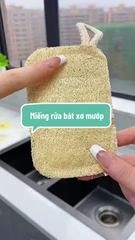 Rửa bát sơ mướp thiên nhiên,sạch sẽ chống trầy xong nồi.#miengruabatxomuop# #miengruabat#xomuopruabat  #ngocxinh6262