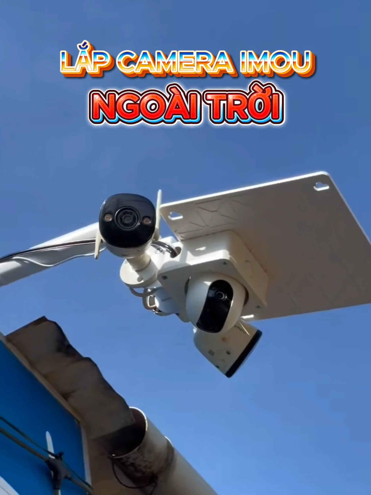 Mọi người từng thấy camera Imou trong nhà nào mà đem đi lắp ngoài trời như thế này chưa nhỉ? #camerabiettuot #cameraanninh #camerawifi #camerachongtrom #cameratrongnha #camerathongminh