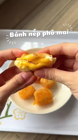 Cách làm bánh nếp phô mai không cần lò nướng siu đơn giản 🤭  #adfood #banhnep #phomai #ancungtiktok #viralvideo 