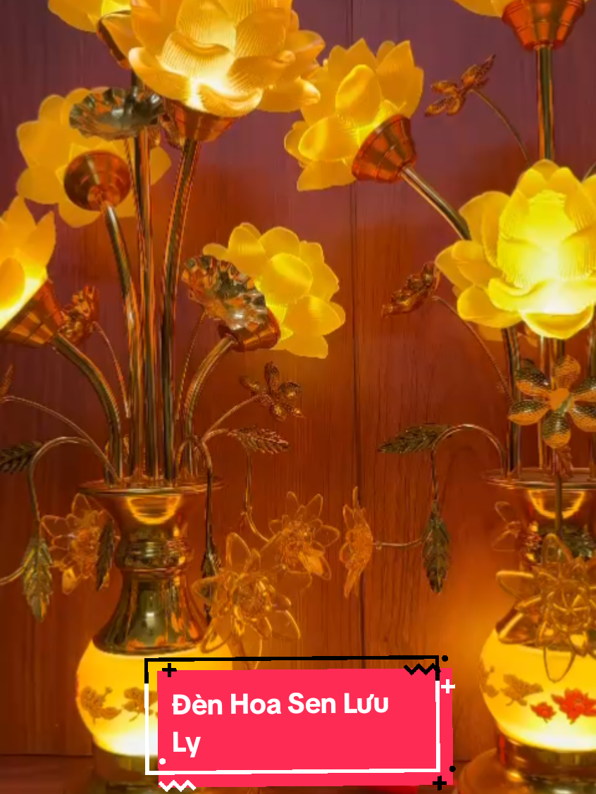 Mẫu Đèn 5 Bông Hoa Sen có cành hoa mai rất đẹp và ý nghĩa ạ#đenthocung #denthohoasen #đenthocaocap #denthohuyenthuong98 #xuhuongtiktok 