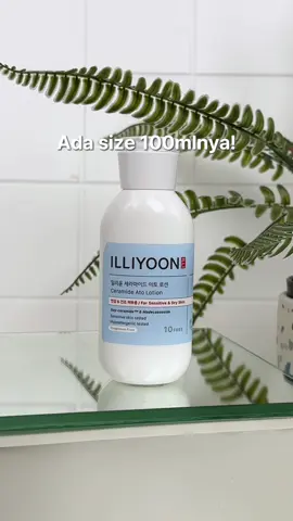 Coming in 3… 2… 1… TADA! A smaller yet mightier version of ILLIYOON Ceramide Ato Lotion 🩵 Now available in 100ml #ILLIYOON #skincare #sensitiveskin 