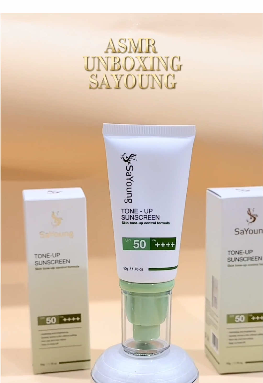 Asmr unbox KCN với SaYoung nha #SaYoung #kemchongnangnangtone #kemchongnangdadaumun 